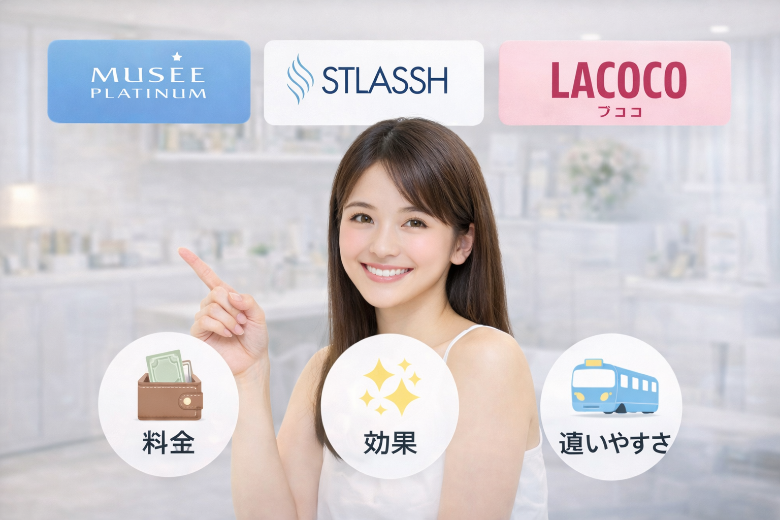 人気脱毛サロン3社を徹底比較｜料金・効果・通いやすさ